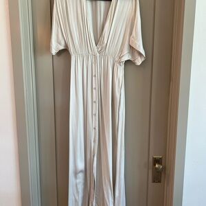 Venti 6 Cream Silk Blend Dress